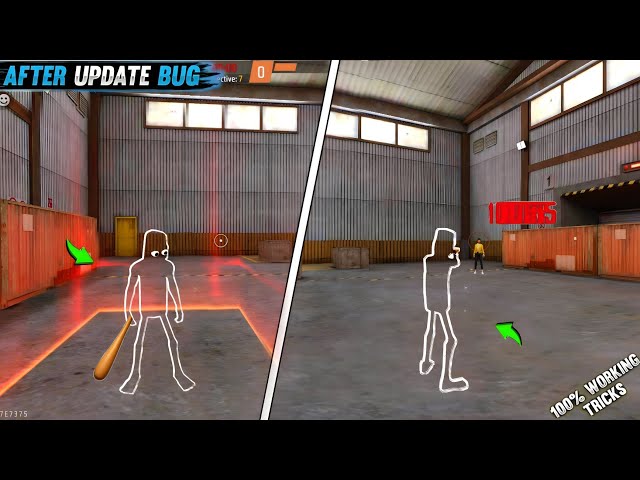 TOP 10 NEW INVISIBLE TRICKS IN TRAINING GROUND || FREE FIRE TIPS AND TRICKS || FREE FIRE 2025