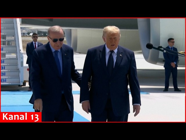 Trump arrives at NATO summit as the alliance works to appease him with billions in arms deals