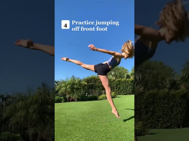 Aerial Tutorial 💙 #gymnastics #aerial #cartwheel #shorts