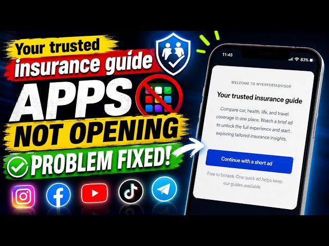 How to Fix Your trusted insurance guide Problem 2026 | Android Apps Not Opening