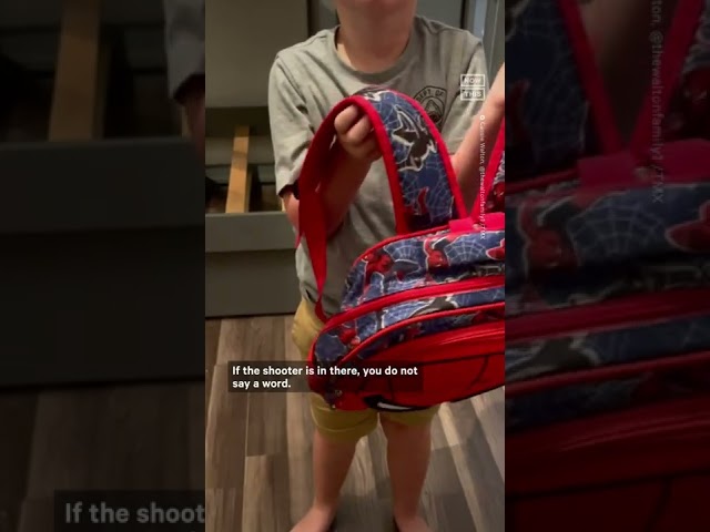 Mom Preps 5-Year-Old Son With Makeshift Active Shooter Drill