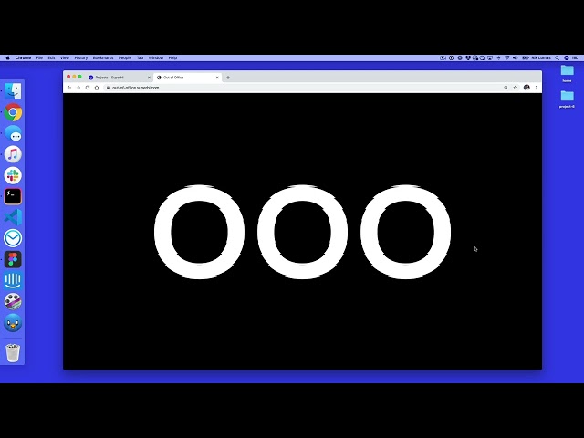 JS Web Typography 043 Welcome to Out of Office