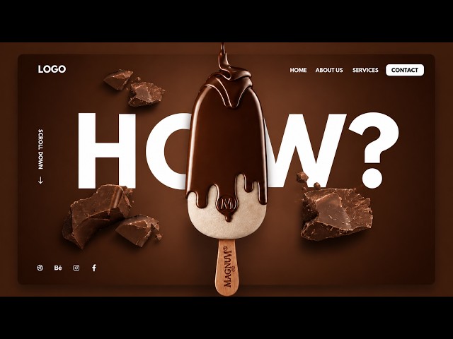 🍦 I Built a Cinematic Ice Cream Website Using HTML, CSS & JavaScript! 🎬