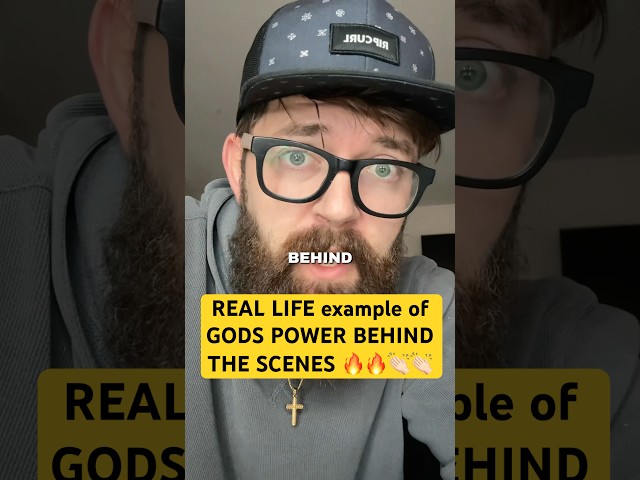 REAL LIFE example of GODS POWER BEHIND THE SCENES 🔥🔥👏🏻👏🏻👏🏻