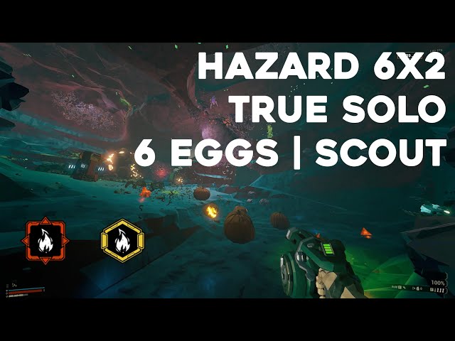 DRG: Hazard 6x2 Scout True Solo | 6 Eggs | T.E.F. Drak +  Fire Bolts Nishanka Boltshark