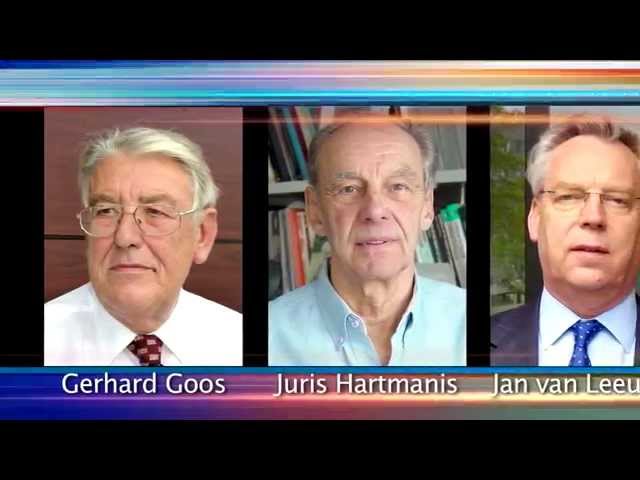 ACM Distinguished Service Award 2013 - Goos, Hartmanis, van Leeuwen