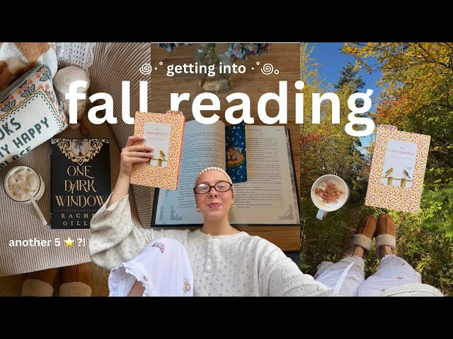 reading vlog: let the fall reads begin!!🍂🕸️
