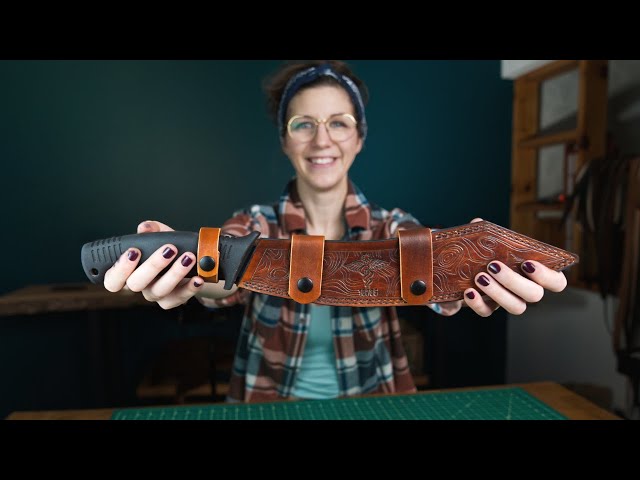 Machete Leather Sheath Build!
