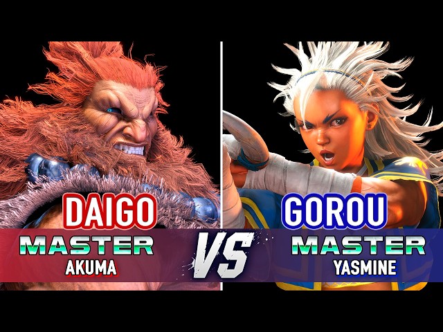 SF6 🤜 DAIGO (Akuma) vs GOROU (Yasmine) 🤛 SF6 High Level Gameplay