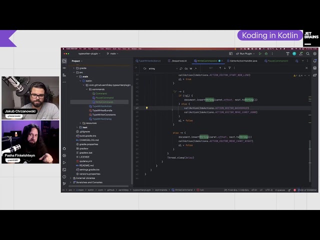 Koding in Kotlin: Plugins. Improving Typewriter