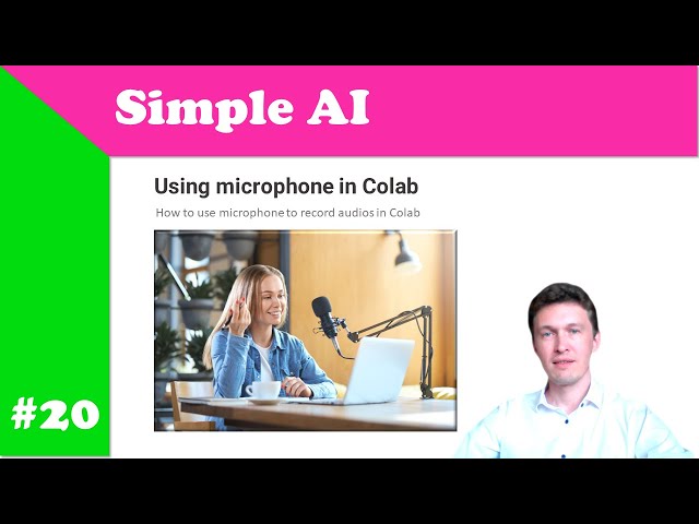 Using microphone in Colab