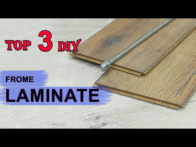 TOP 3 BRILLIANT IDEAS FROM LAMINATE REMAINS! Amazing woodworking projects!