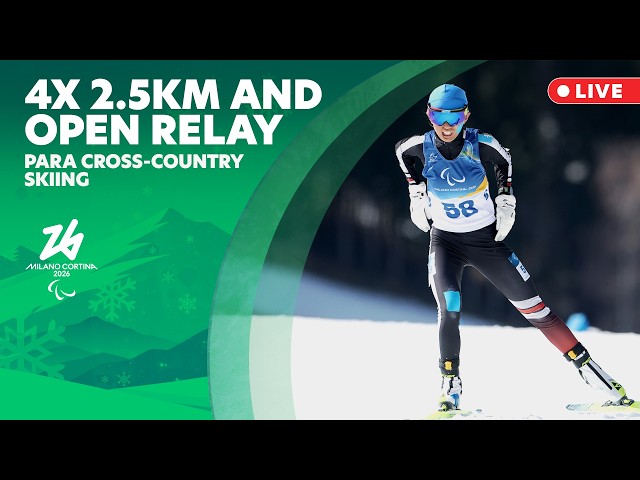 Para Cross-Country Skiing🎿- 4x 2.5km Mixed & Open Relay Finals | 14 Mar | Milano Cortina 2026
