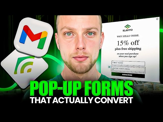 Klaviyo Pop Up Form Tutorial To Grow Your Email List Fast!
