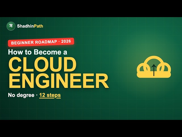How to Become a Cloud Engineer in 2026 — Step-by-Step Roadmap for Beginners