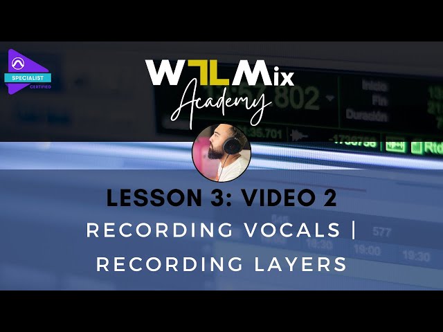 Recording Vocal Layers | Pro Tools Artist Recording Template