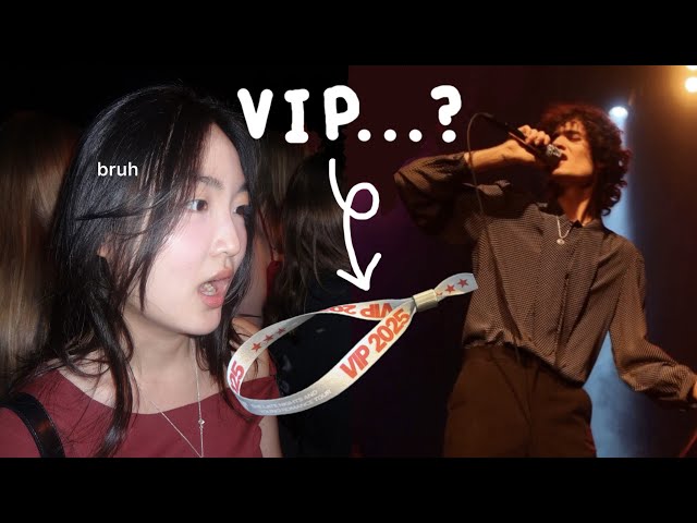we accidentally got VIP sombr tickets...