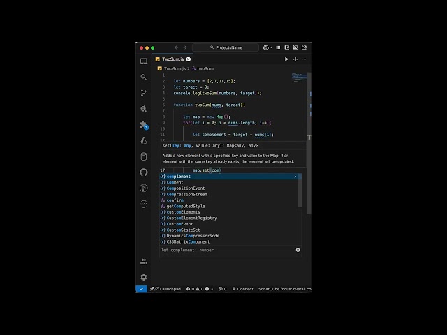 Two Sum 🔥 Most Asked JavaScript DSA Question in 30s! | Crack Coding Interviews Fast! #Shorts”
