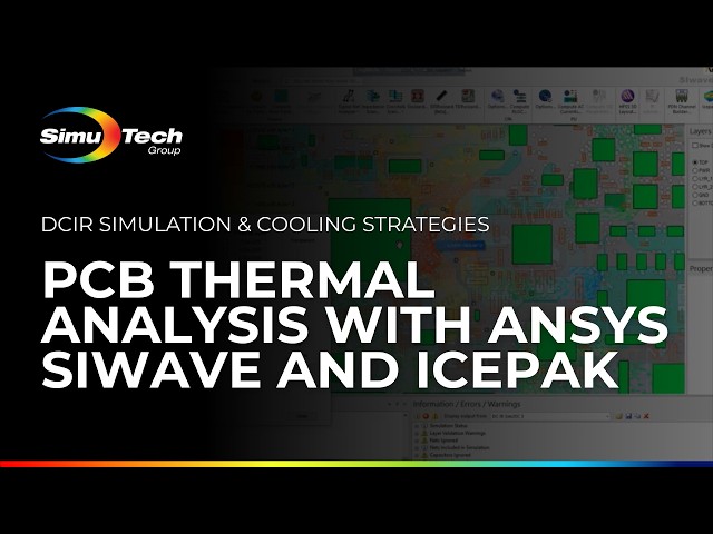 PCB Thermal Analysis with Ansys SIwave and Icepak | DCIR Simulation & Cooling Strategies