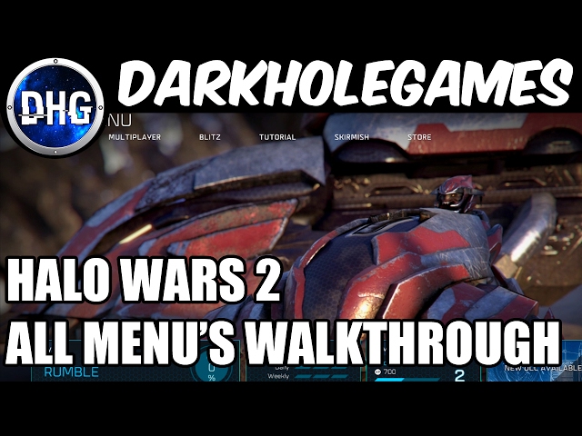 Halo Wars 2 | What All Comes In Halo Wars 2? | Full Game Menu Walkthrough
