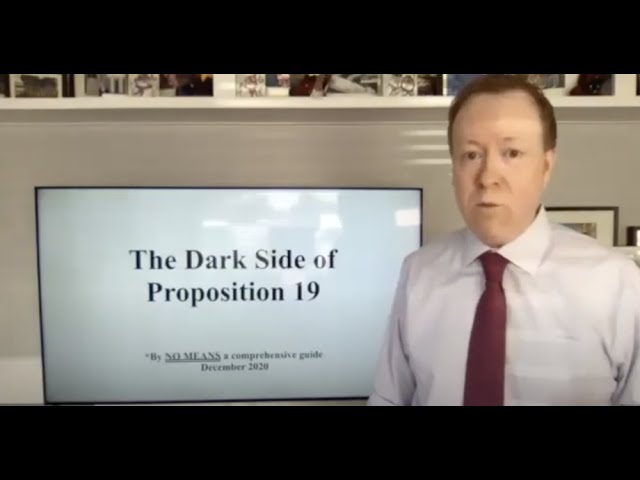 Proposition 19: A Dramatic Property Tax Increase on Inherited Property starting February 16, 2021