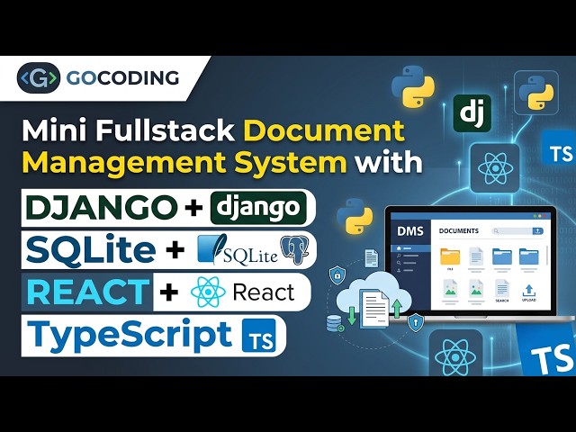 Mini Fullstack Document Management System with DJANGO + SQLite + REACT +TypeScript