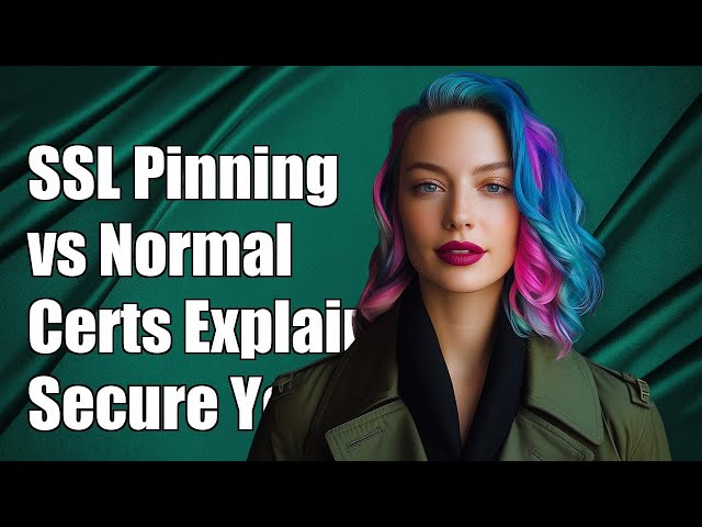 What is the difference between SSL pinning (embedded in host) and normal certificates (presented...