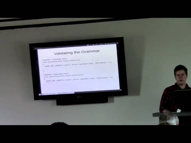 Patrick Mihelich: Linear programming made easy with Boost Proto