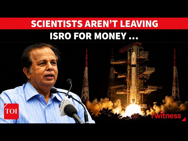 Scientists Aren’t Leaving ISRO For Money, But Due To Bureaucratisation: Fmr ISRO Chief | I Witness