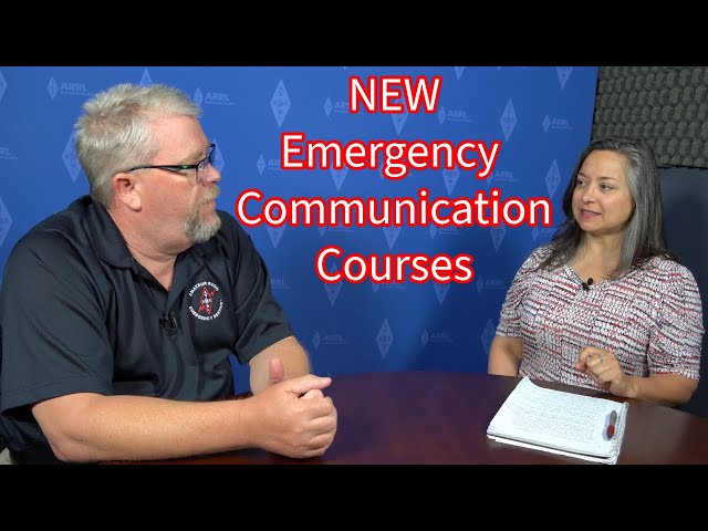 New Emergency Communication Courses from ARRL