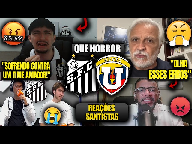 SANTOS FANS REACT - SANTOS VS UCV - 2026 COPA SUDAMERICANA - REACTING TO THE SUFFERING AGAINST AN...