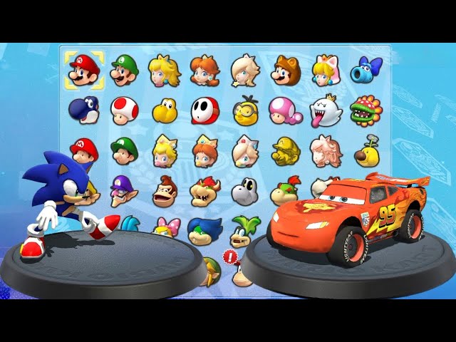 Mario Kart 8 Deluxe – Sonic vs Lightning McQueen! Who’s the Fastest?