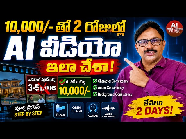 How I Created a ₹5 Lakh AI Commercial in Just 2 Days | Google Flow Omni Flash Tutorial