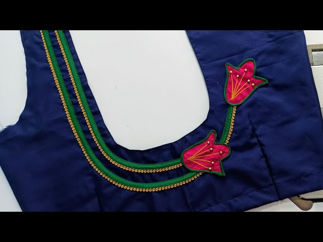 Latest Model Blouse Back Neck Design | Blouse Design | Cutting And Stitching Back Neck Blouse Design