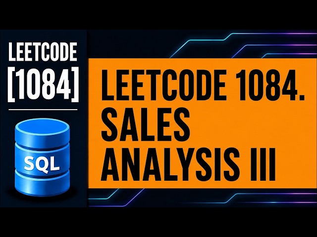 LeetCode SQL 1084 | Sales Analysis III | JOIN & Date Filtering Explained