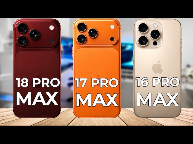 iPhone 18 Pro Max vs 17 Pro Max vs 16 Pro Max 🔥 FULL Comparison — Which iPhone Wins?