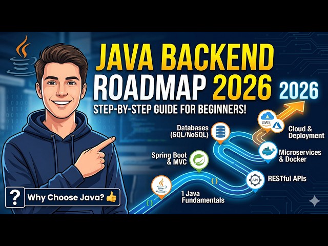 Java Backend Developer Roadmap 2026 | Step-by-Step Guide for Beginners | Why Choose Java?