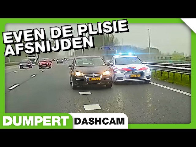 Even de plisie afsnijden! | Dumpert Dashcam 67