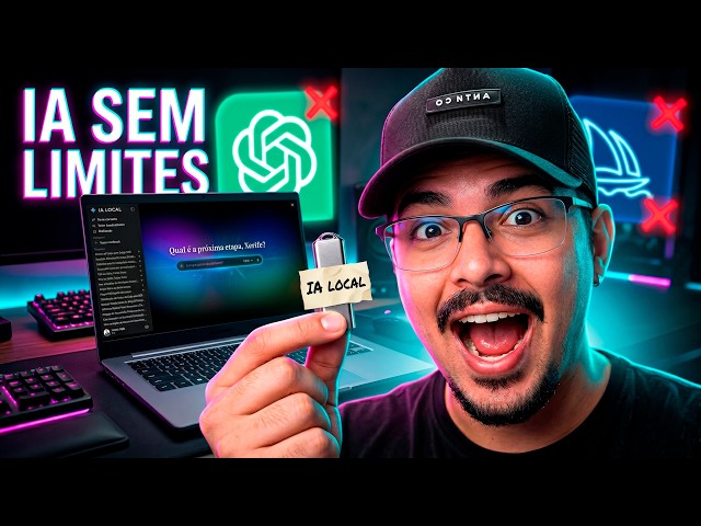 IA Offline e SEM LIMIITES: Como Instalar Inteligência Artificial no Computador ou Pen Drive!