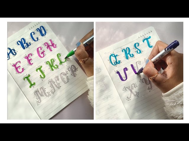 Learn Calligraphy with me📝 Practice for Beginners 