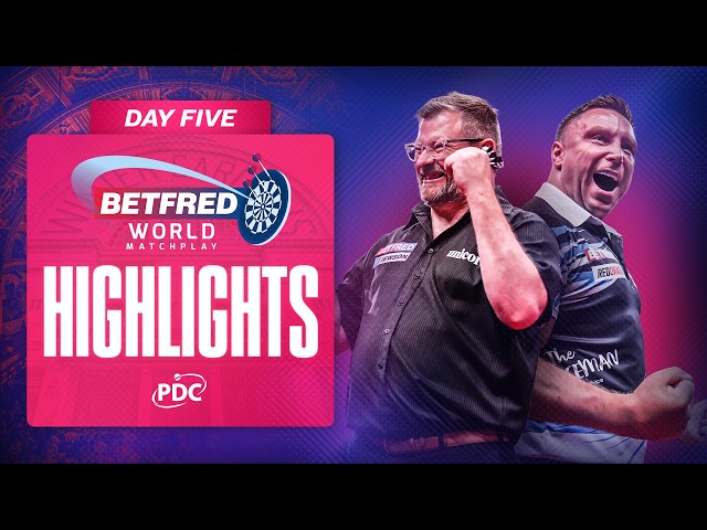TIE-BREAK DRAMA 😮‍💨 | Day Five Highlights | 2026 Betfred World Matchplay