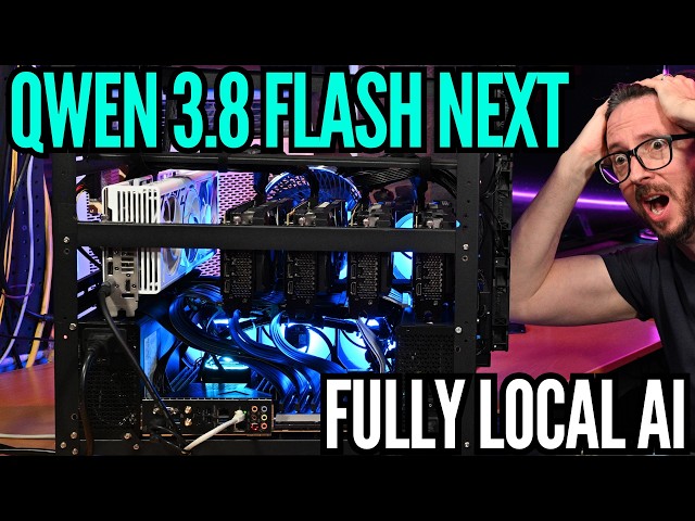 QWEN 3.8 Flash Next LOCAL AI Running