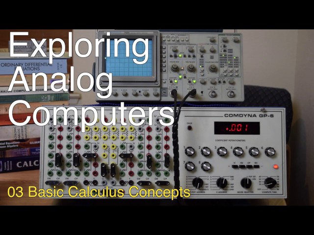 Basic Calculus Concepts on an Analog Computer