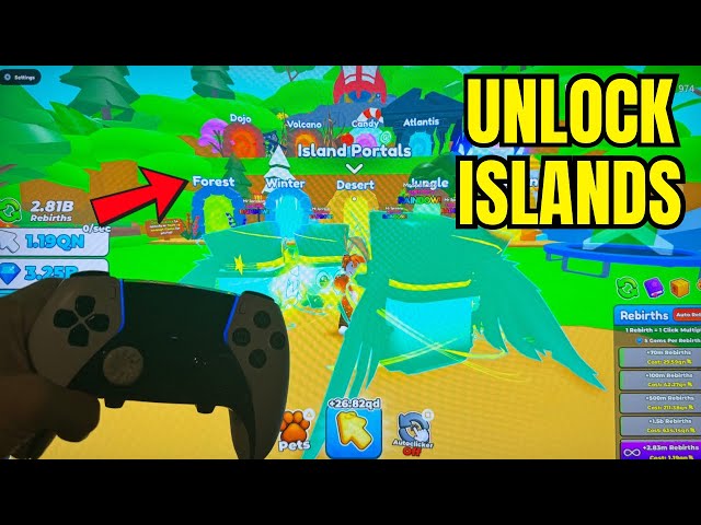 Roblox Tap Simulator: How to Unlock All Island Portals FREE Tutorial! (PS4/PS5, Xbox, & PC)