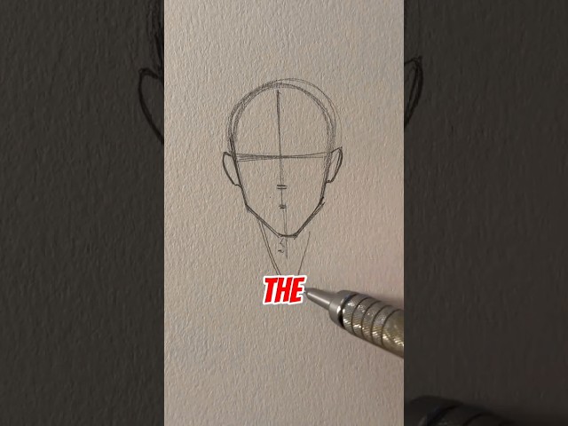 how to draw head