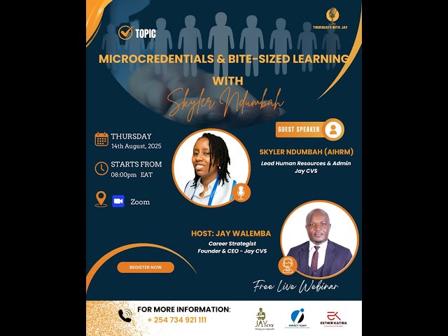 Microcredentials and Bite sized Learning in Shaping your Career