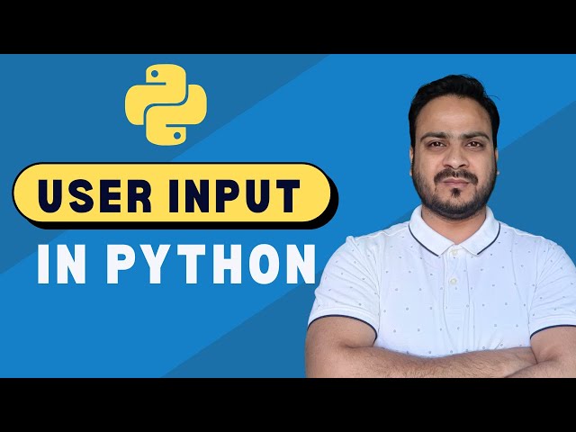 How to get input from user in python