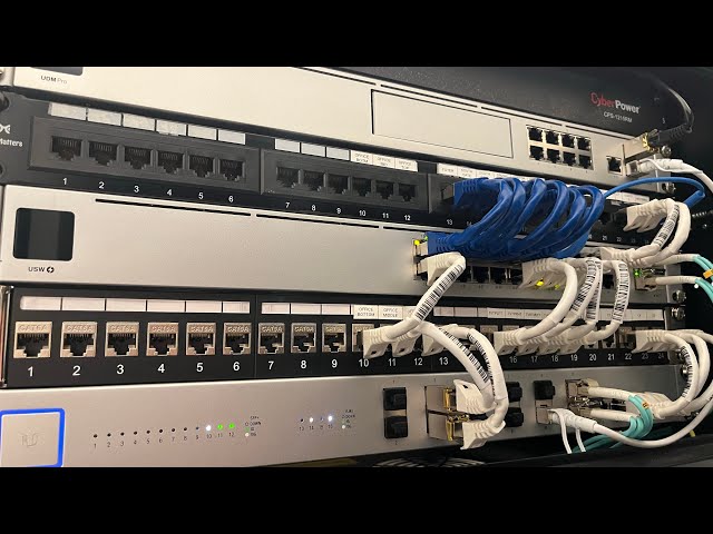 Rearranging the Network Patch Panel a bit