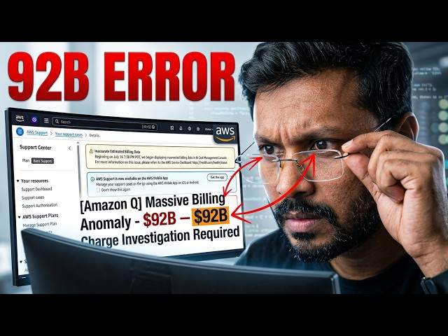 Panic Mode: AWS Billing Suddenly Shows $92 Billion