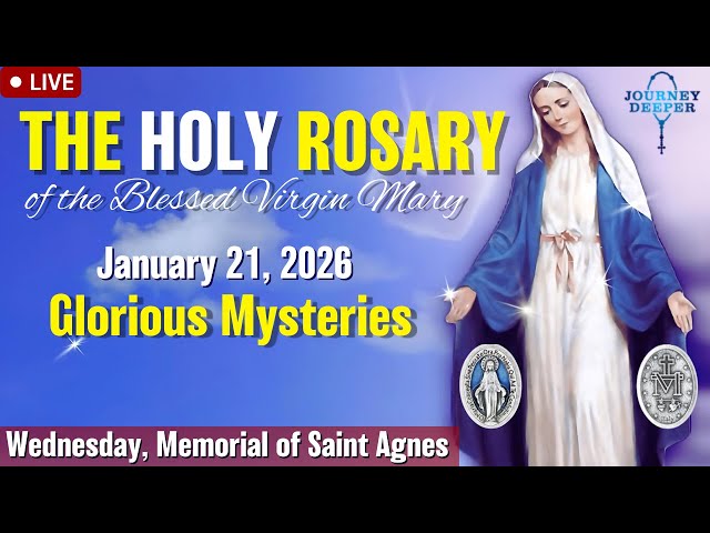 🔴 Rosary Wednesday Glorious Mysteries of the Rosary January 21, 2026 Praying together